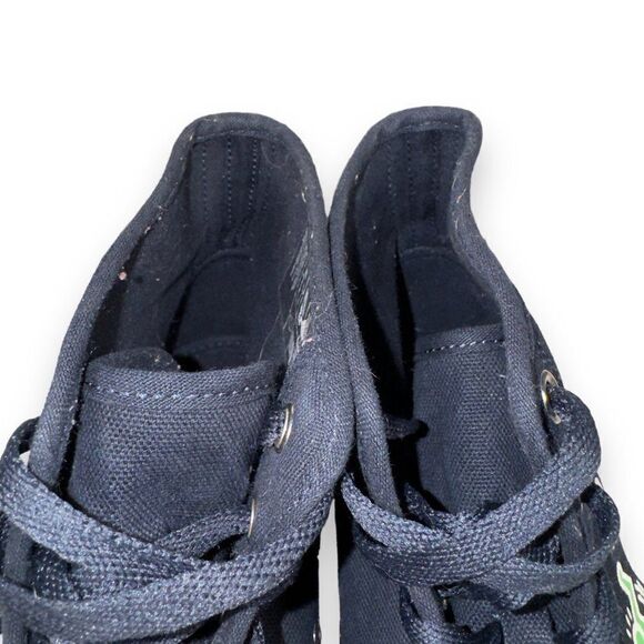 H&M x Keith Haring Canvas High Top Sneakers Navy / Multicolor Men's 9 - Picture 11 of 11